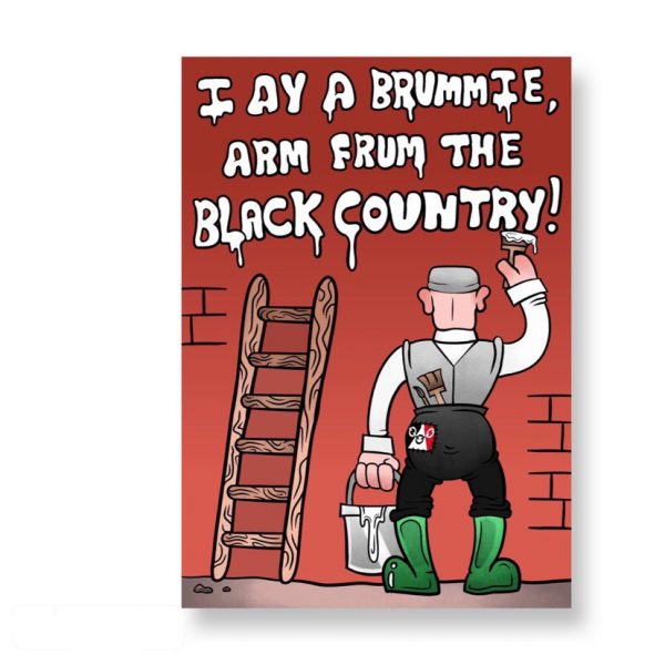 Black Country Birthday Greeting Card