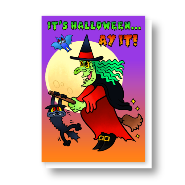 It's Halloween, Ay it! greeting card - Image 2