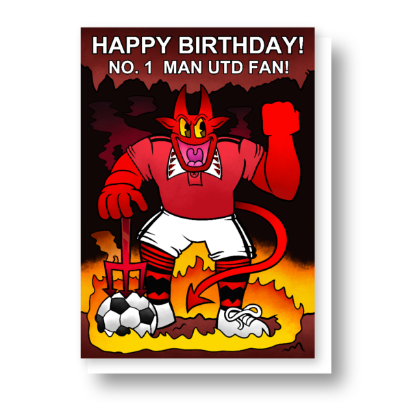 No.1 Manchester Utd Fan Birthday Card - Image 2