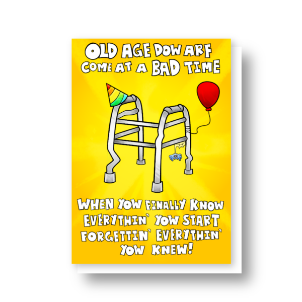 Old Age Birthday Card - Image 2