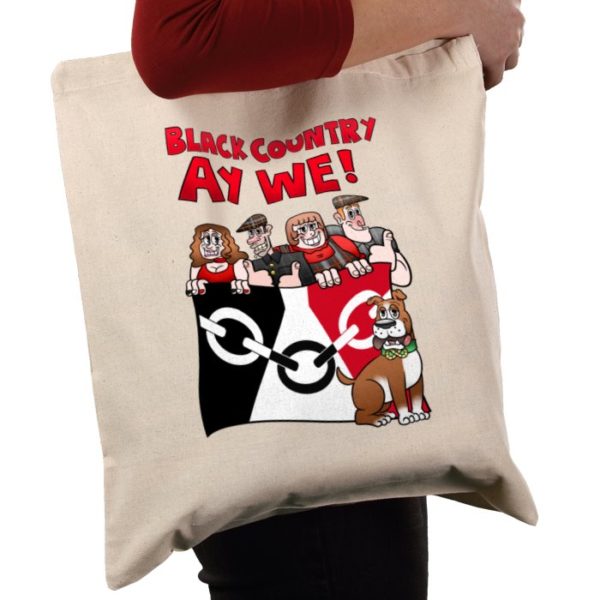 Black Country Ay We Premium Canvas Tote Bag